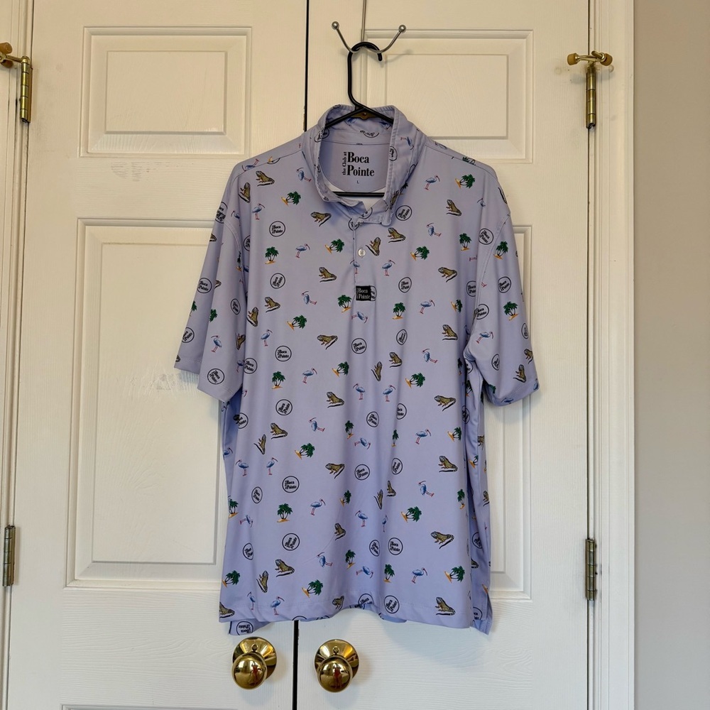 Boca Pointe Men’s Golf Polo Size L
